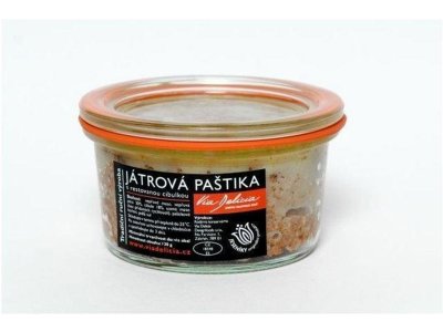 Játrová paštika s restovanou cibulkou 130g