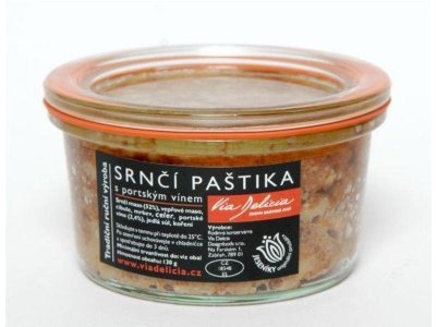 Srnčí paštika s portským vínem 130g