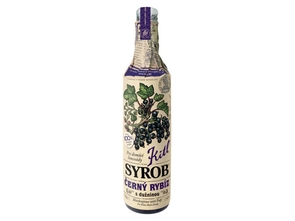 Syrob černý rybíz Kitl 500ml