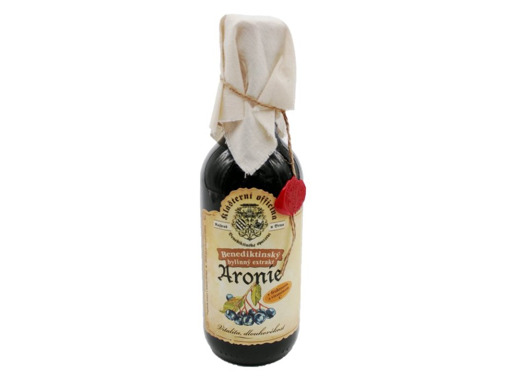 Benediktinský bylinný sirup Aronie 290g