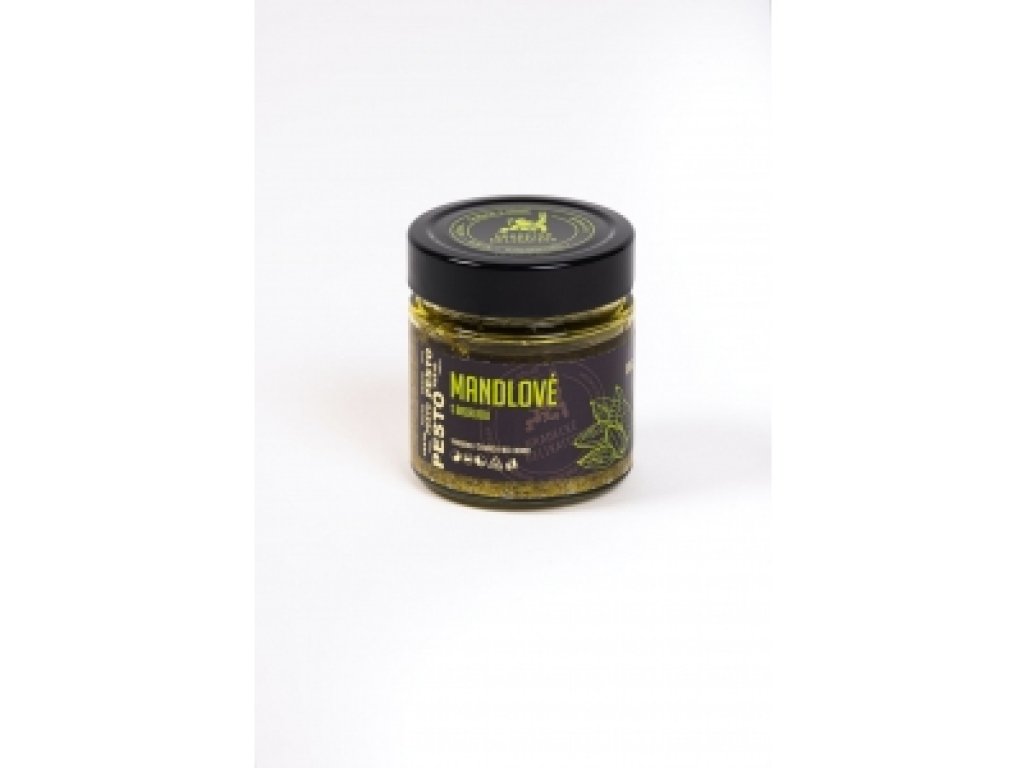 Mandlové pesto s bazalkou 170g