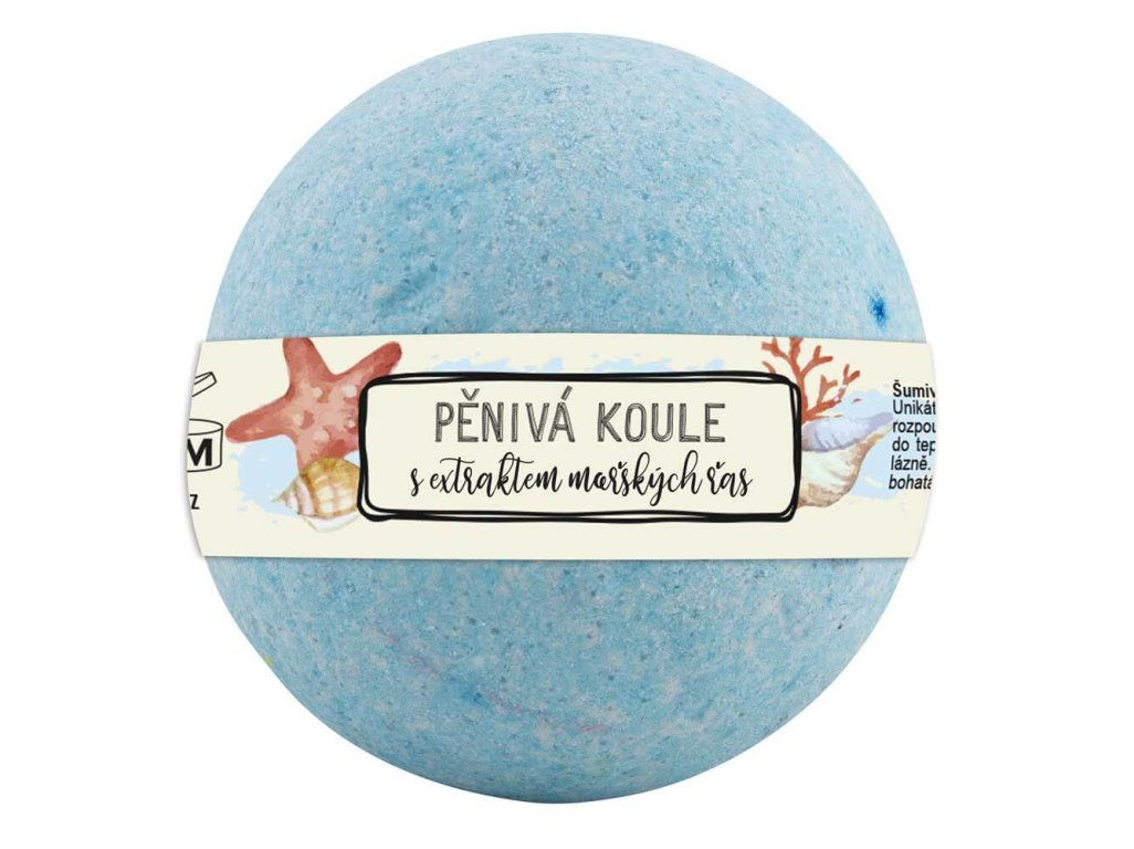 Šumivá pěnivá koule do koupele 100 g – moře