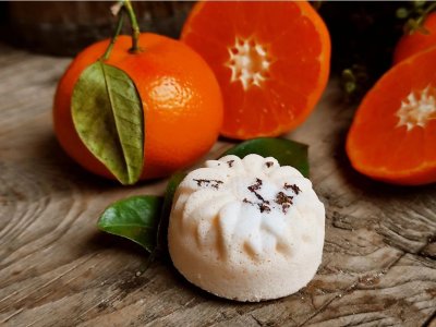 Mandarinka bombička do koupele 25g