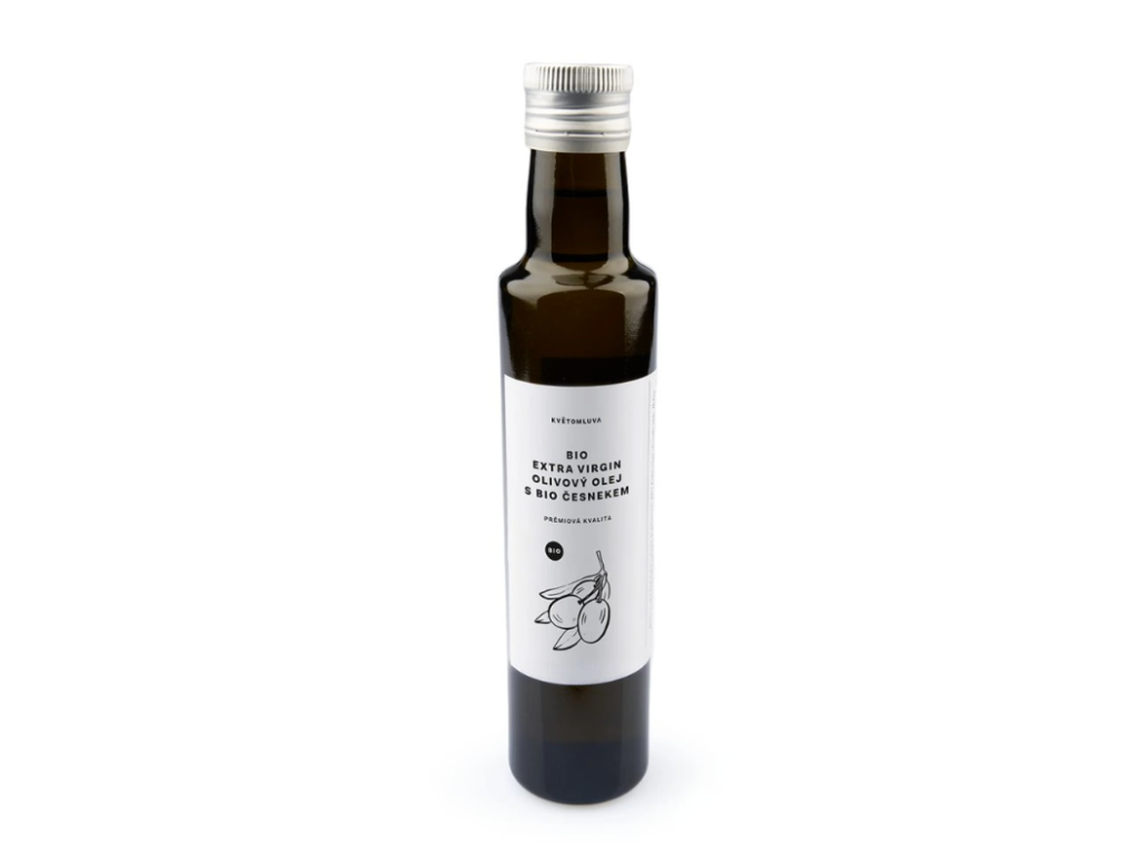 Bio extra virgin olivový olej s česnekem  250ml