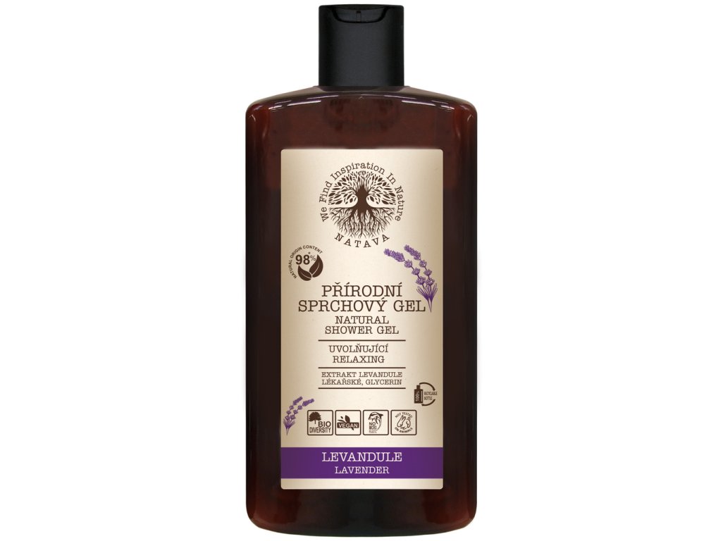 Přírodní sprchový gel - Levandule 250 ml