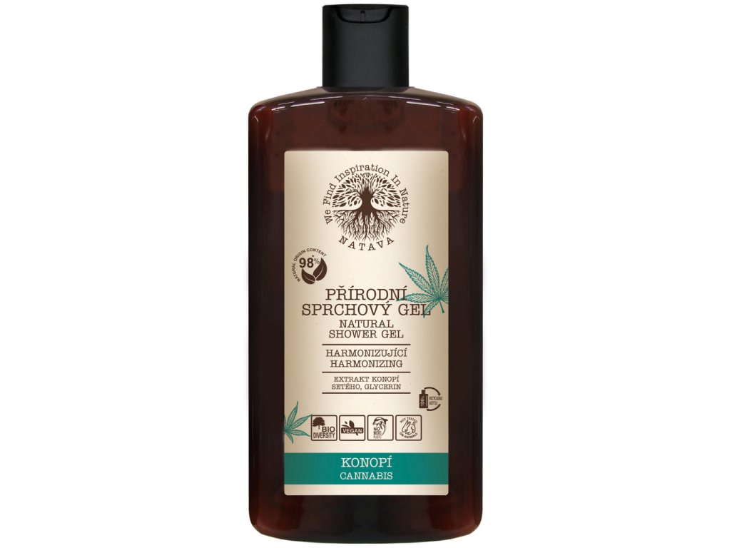 Přírodní sprchový gel - Konopí 250 ml